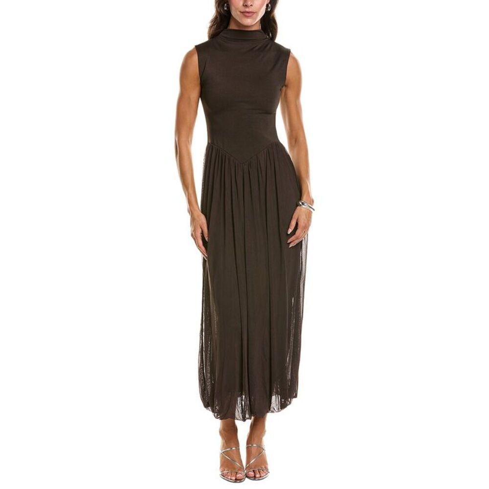 Abbey Womens  Maxi Dress, Brown